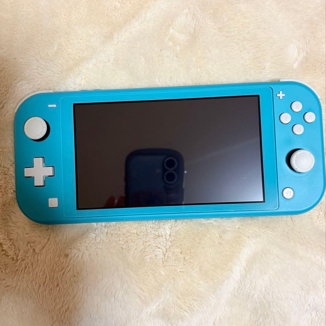 美品 Nintendo Switch ターコイズ色 minecraft付き