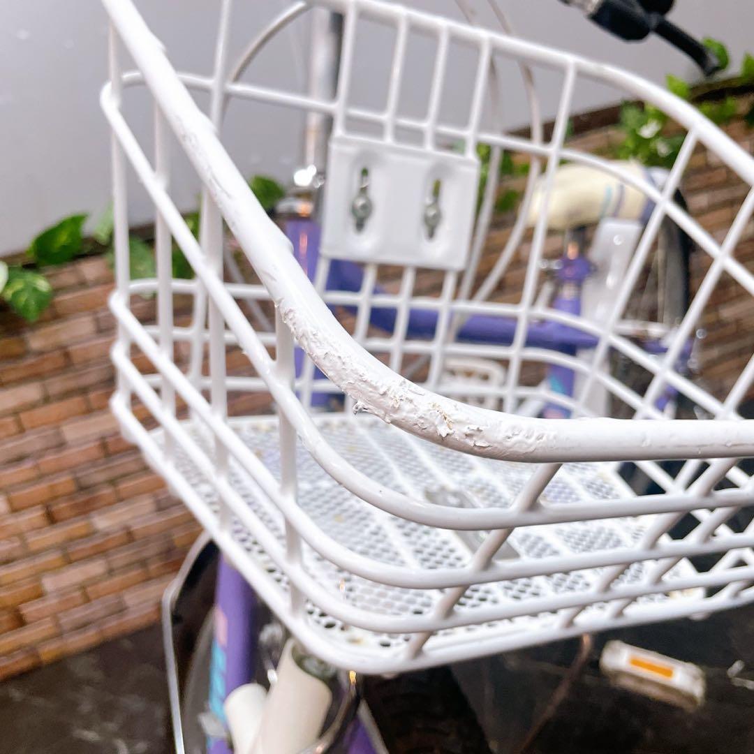 【45】子供用自転車 子供車 GIRILS LABO パープル 22インチ