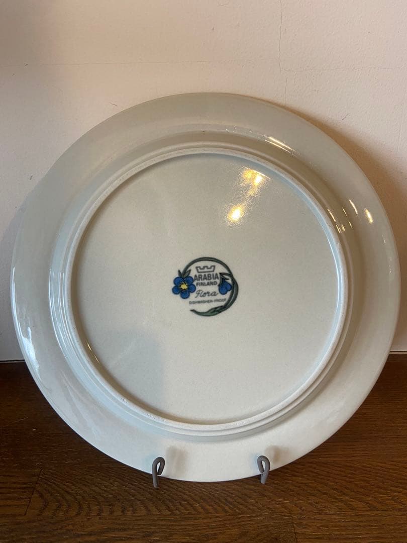 希少！状態良 ARABIA アラビア Flora フローラ プレート 24cm