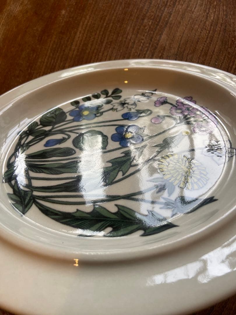 希少！状態良 ARABIA アラビア Flora フローラ プレート 24cm