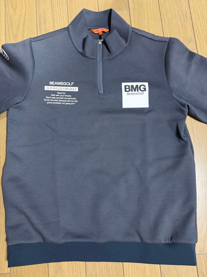 BeamsGolf ハーフジップジャケット L グレー