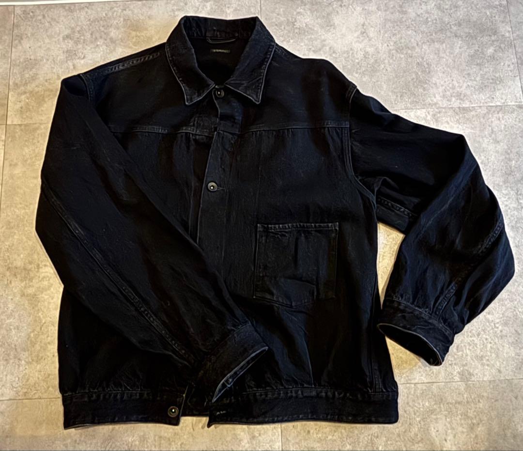 comoli 24ss デニムジャケット black size3