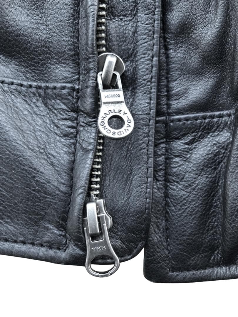 ワンコ Harley-Davidson ライダースレザージャケット L