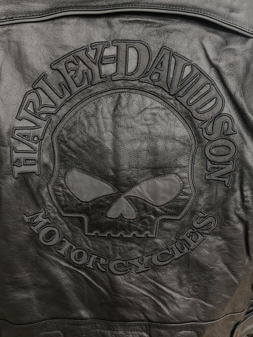 ワンコ Harley-Davidson ライダースレザージャケット L
