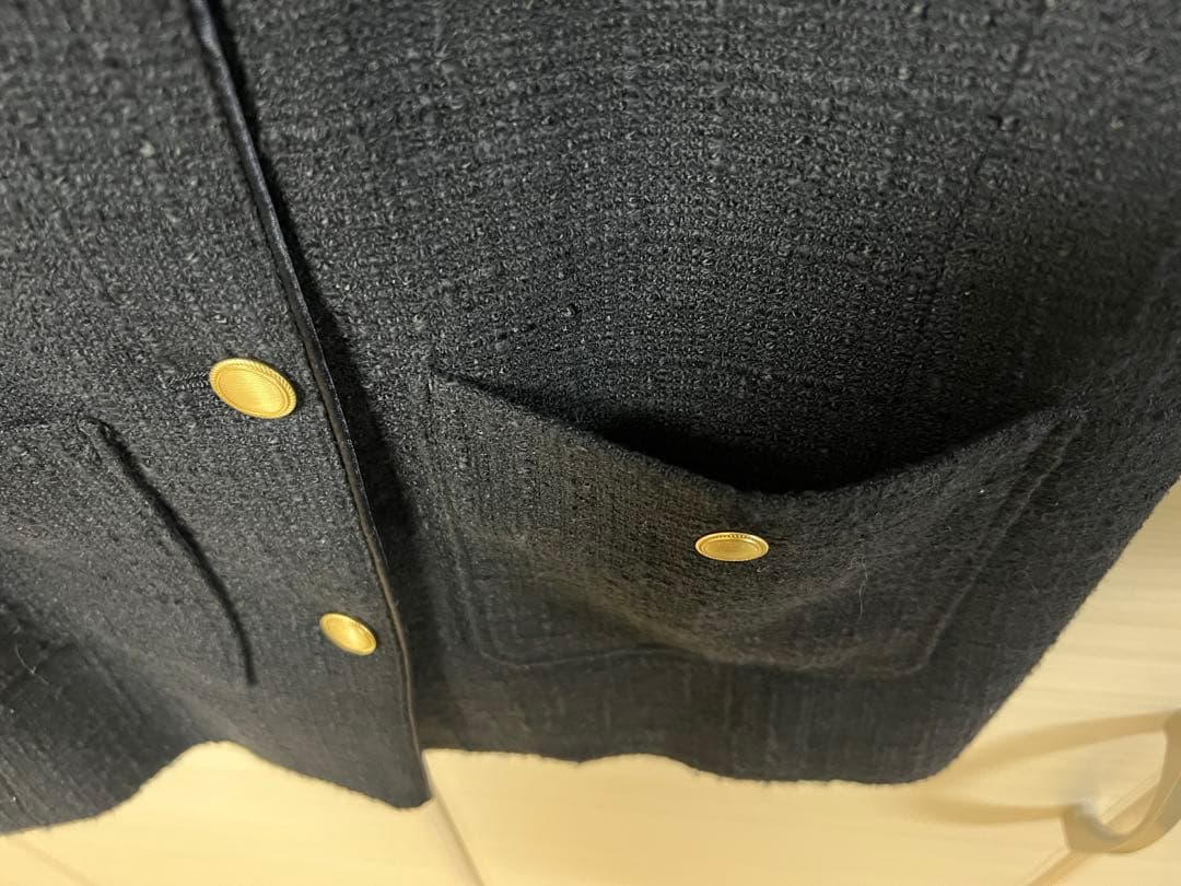 ユナイテッドアローズ グリーンレーベル ツィードフリンジジレ