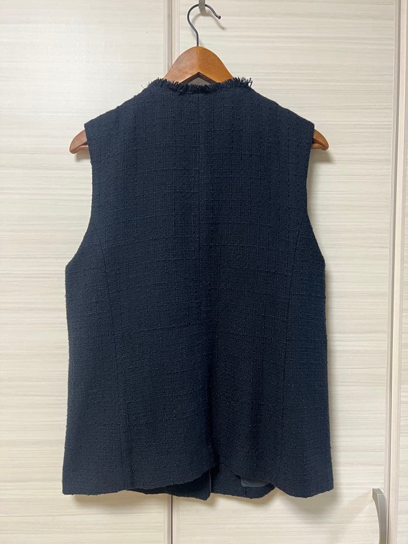 ユナイテッドアローズ グリーンレーベル ツィードフリンジジレ