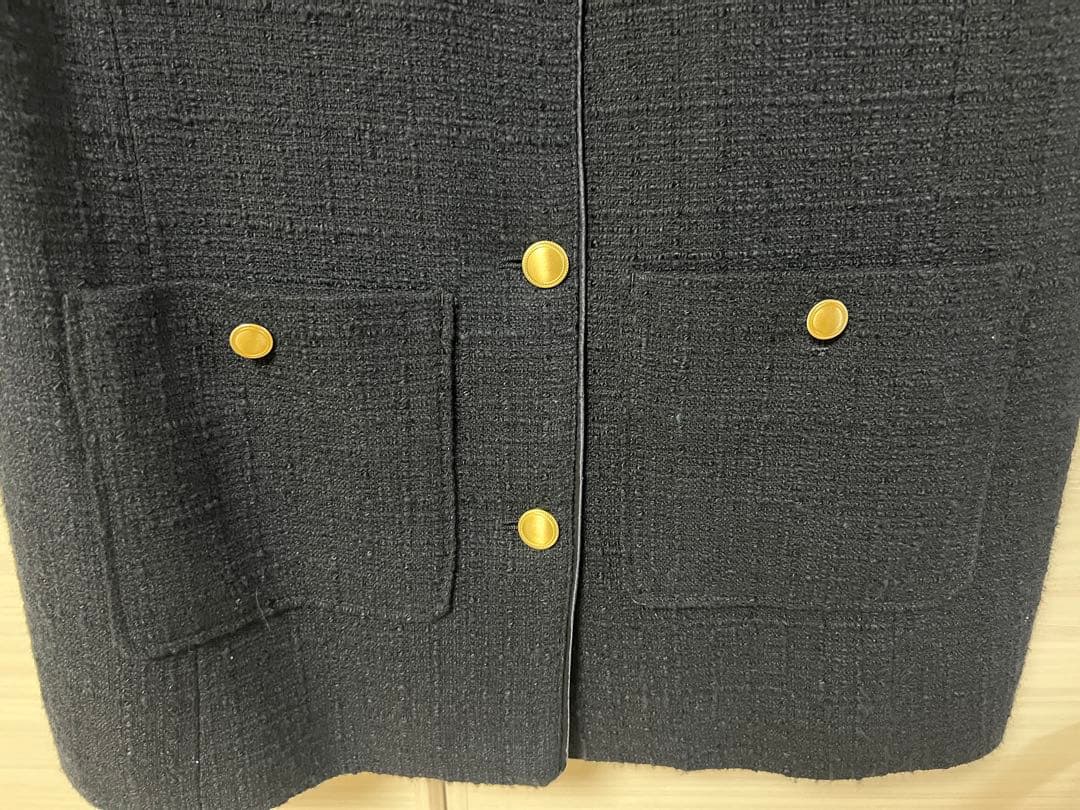 ユナイテッドアローズ グリーンレーベル ツィードフリンジジレ