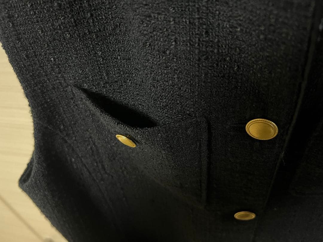 ユナイテッドアローズ グリーンレーベル ツィードフリンジジレ