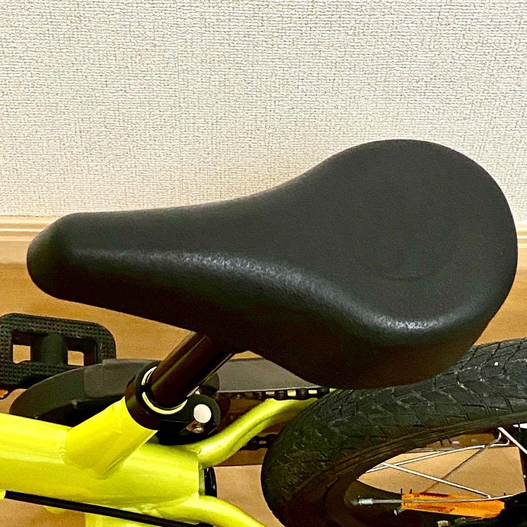 スタンド付き STRIDER 14x 子供用自転車 生産終了限定色ライムイエロー