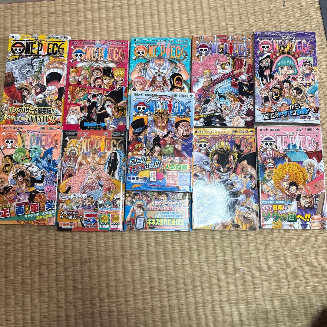 ONE PIECE ドレスローザ編 セット 初版 71巻 79巻以外帯付き