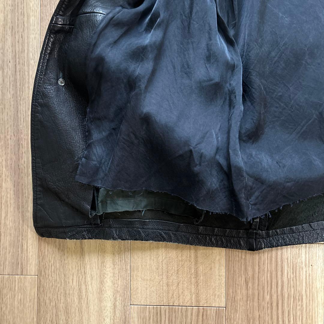 70s フレンチ レザージャケット コート 本革 極上 スペシャル