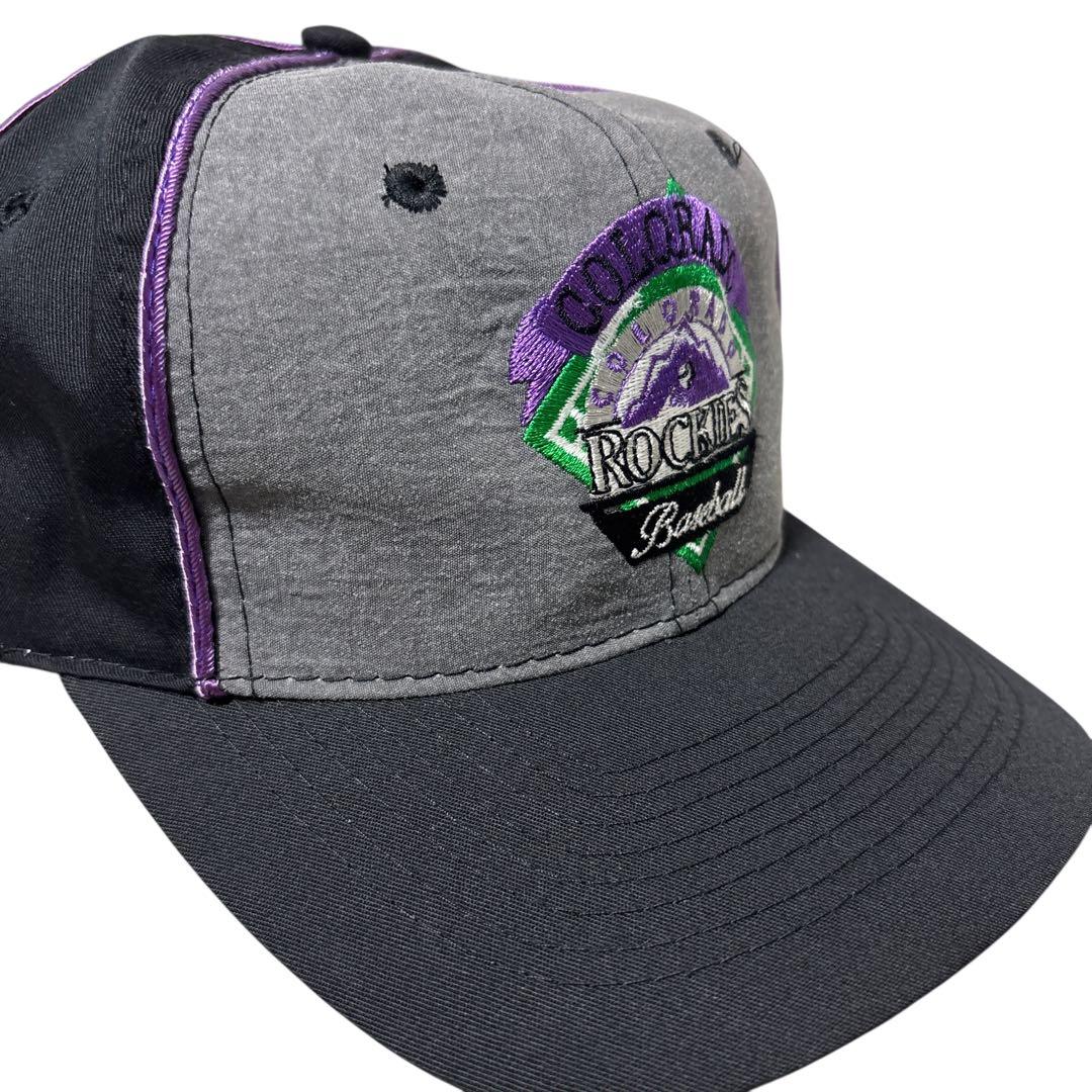 ウェア 90s Colorado Rockies \"MLB\" Snapback Hat