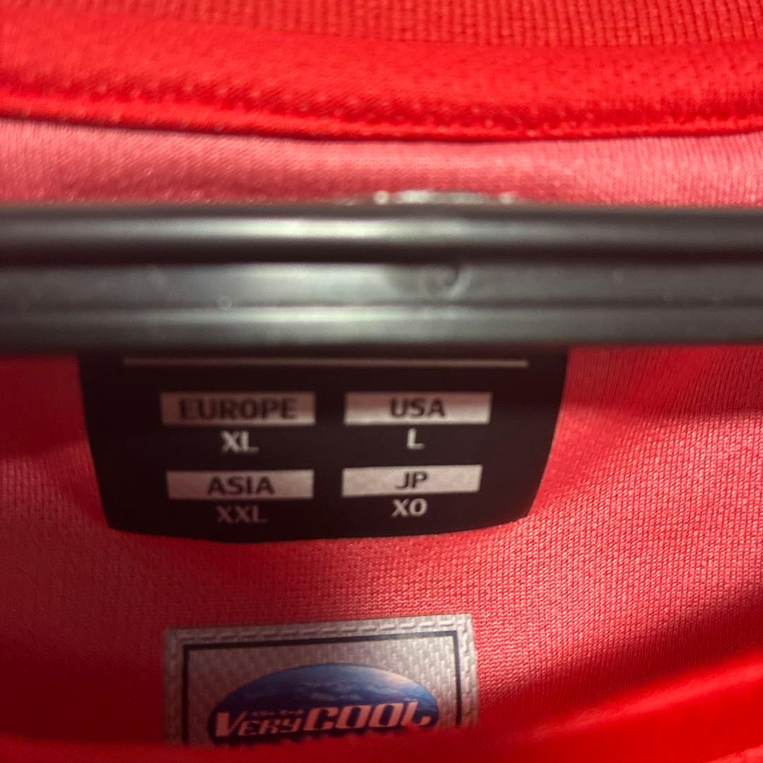 ヨネックス日本代表　レッド　幾何学模様 Tシャツ JP XO