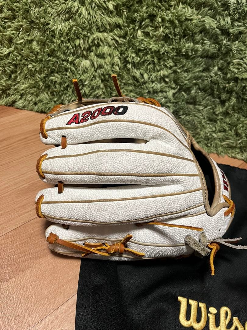 Wilson A2000 H12 硬式グラブ ホワイトSS×キャメル