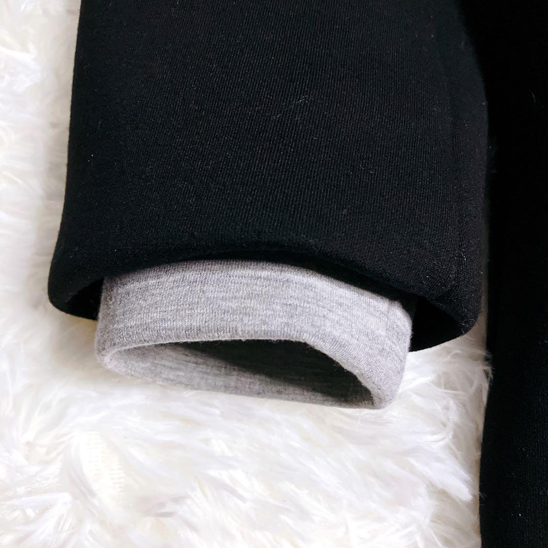 極美品✨ZARA デタッチャブルフード コントラストコート　S