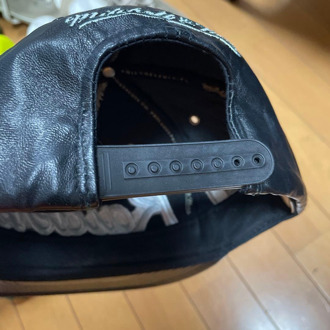 Raiders レザーキャップ 黒