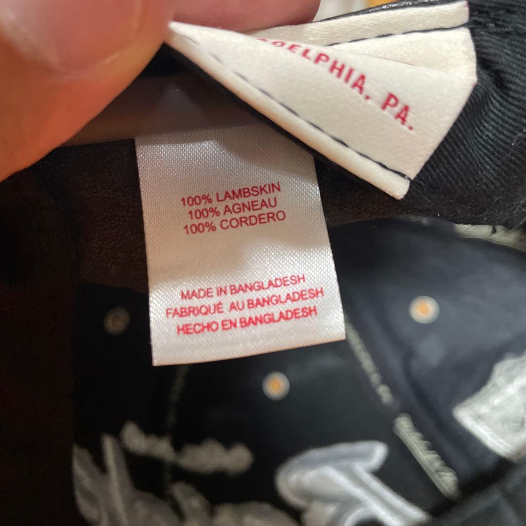 Raiders レザーキャップ 黒