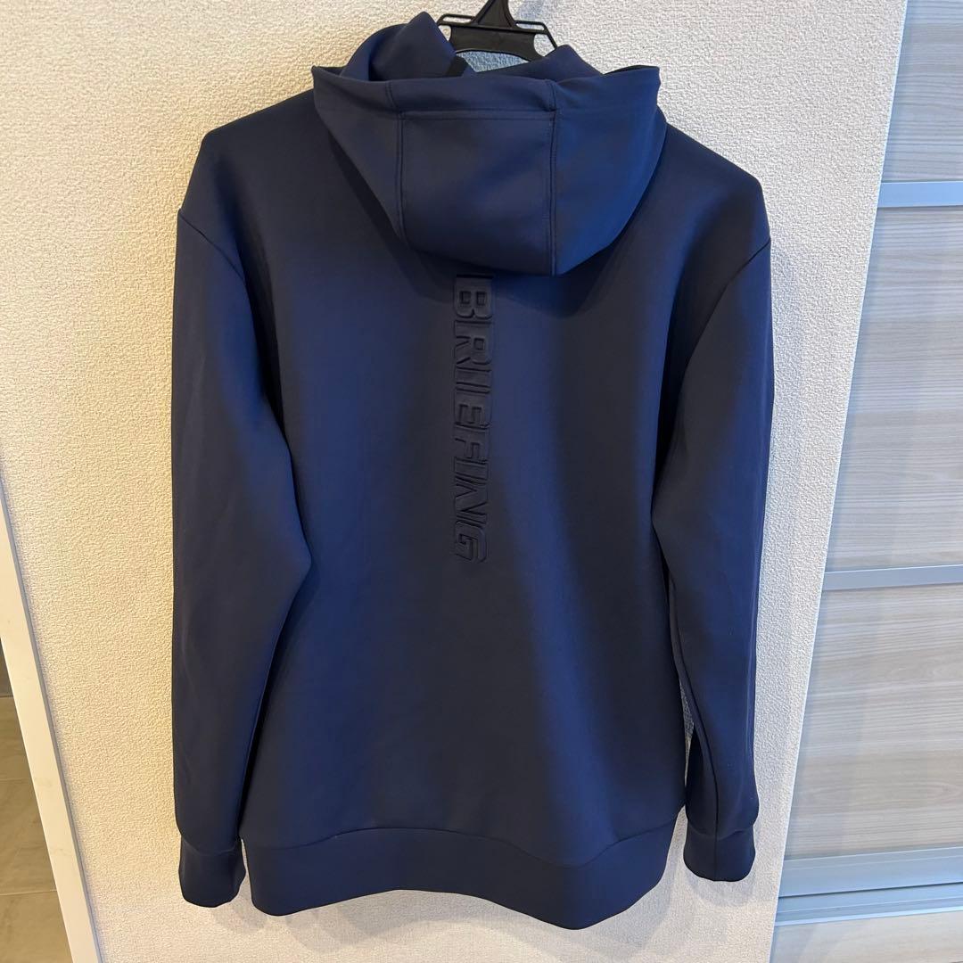 BRIEFING フード付きジャケット L ネイビー