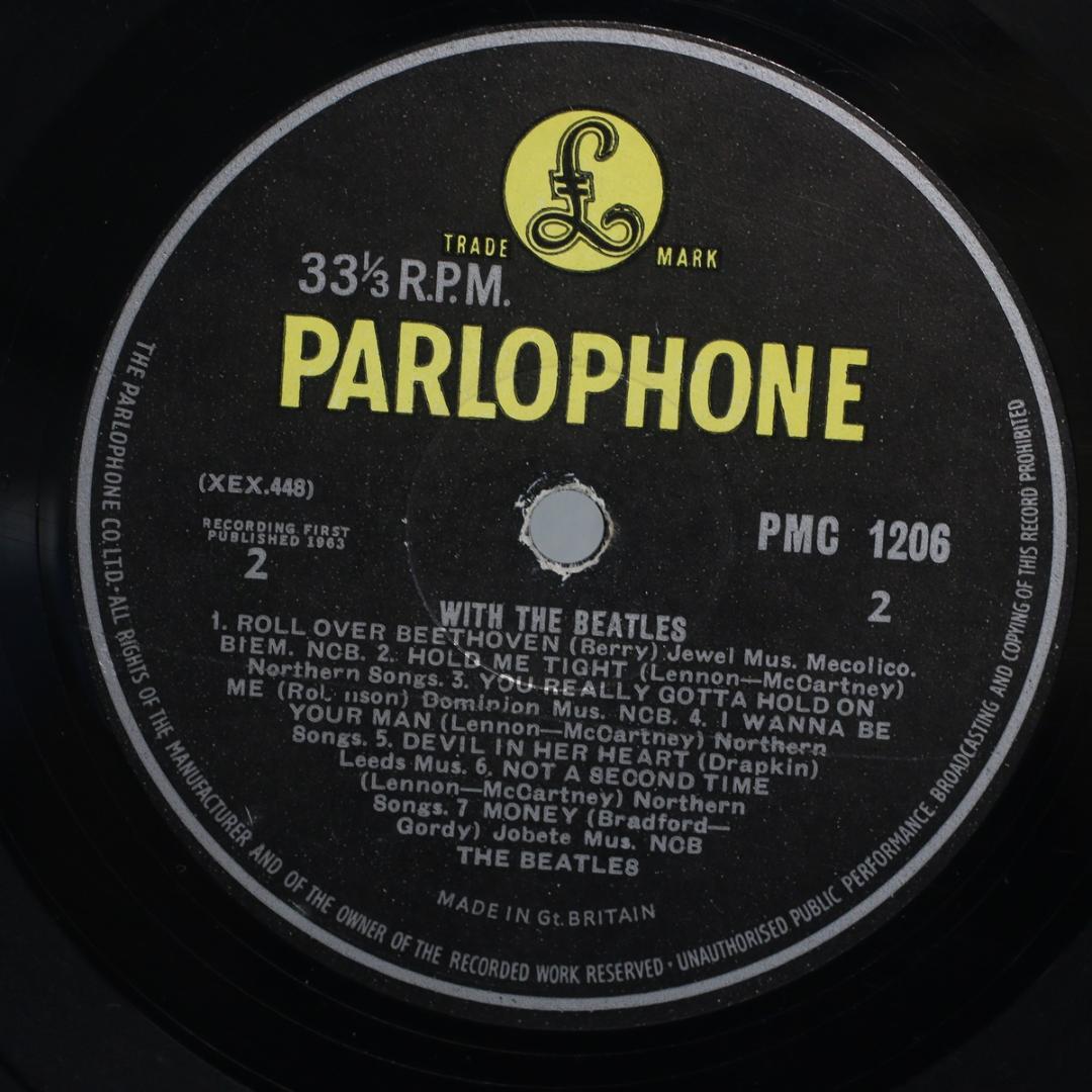英LP With The Beatles UK盤 Mono 1stプレス KT
