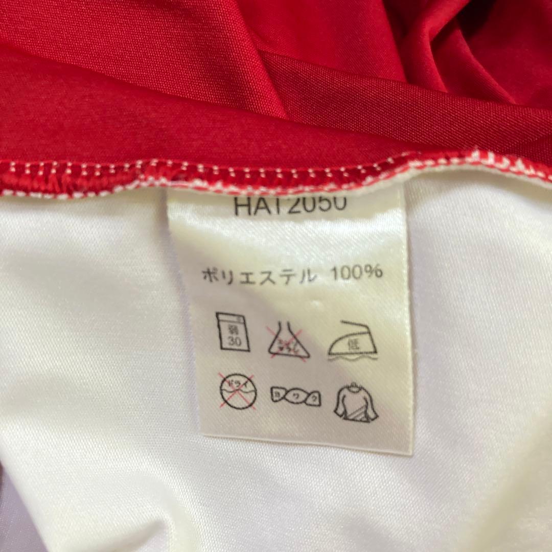 hummel ウォームアップジャケット 赤/白