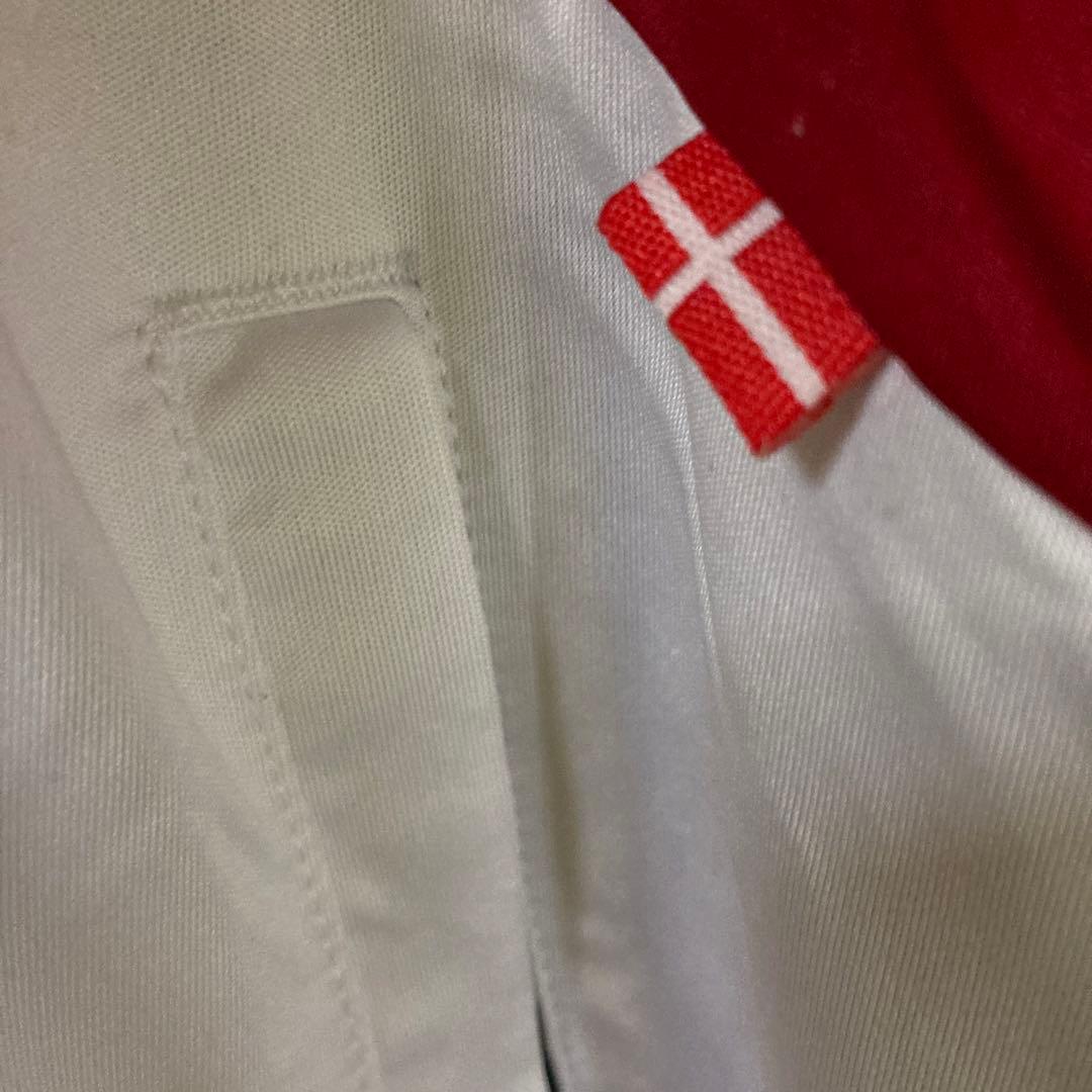 hummel ウォームアップジャケット 赤/白