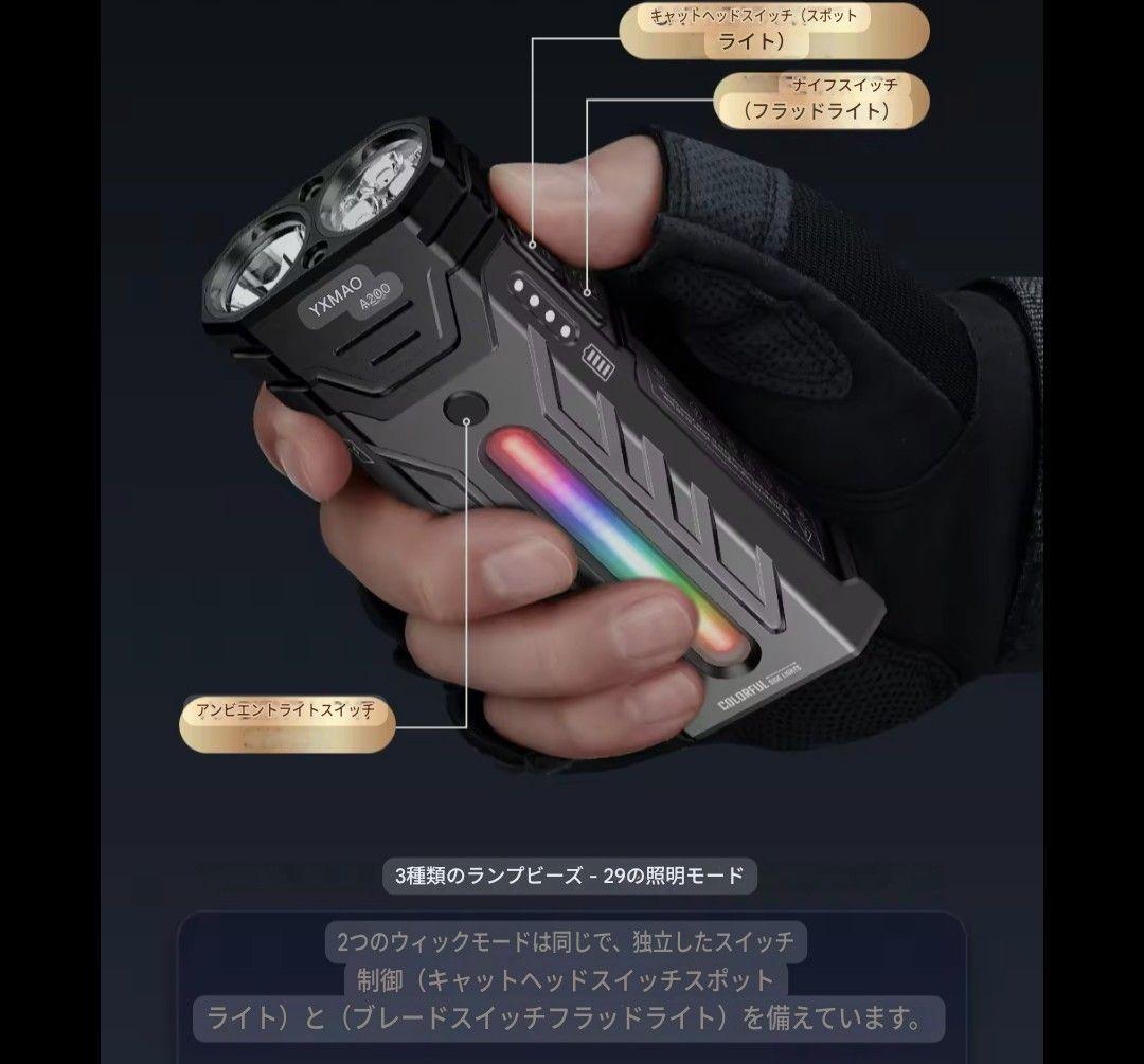 YEMAO A200/最大5200lm/LOOP GEAR と同じ様なライトです