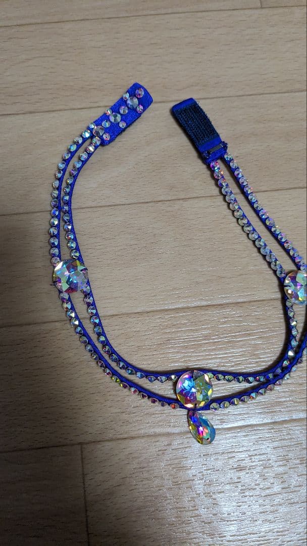 社交ダンススタンダードドレス／白樺ドレス/Mサイズ／紫/パープル／デモ