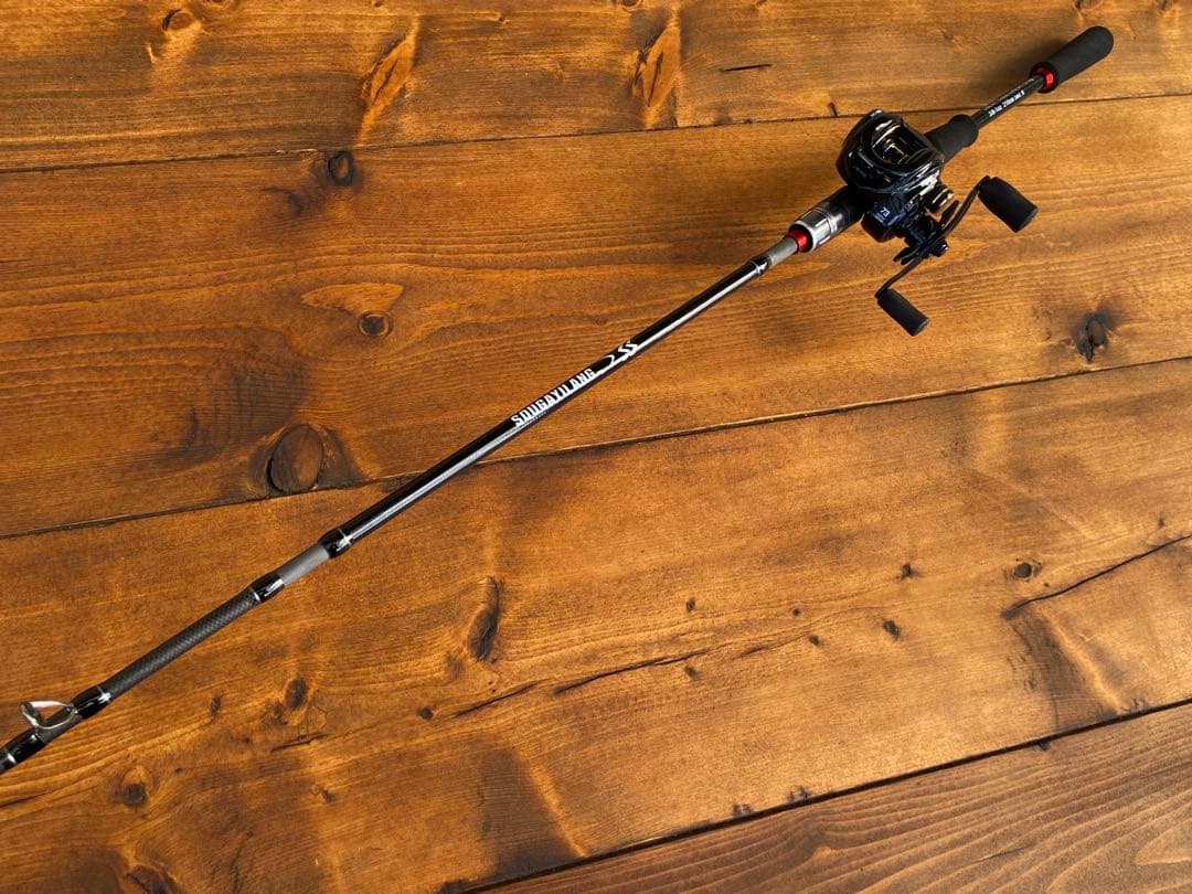 ベイトパックロッド　バス釣りセット　7ft 210cm バスロッド　釣り竿セット