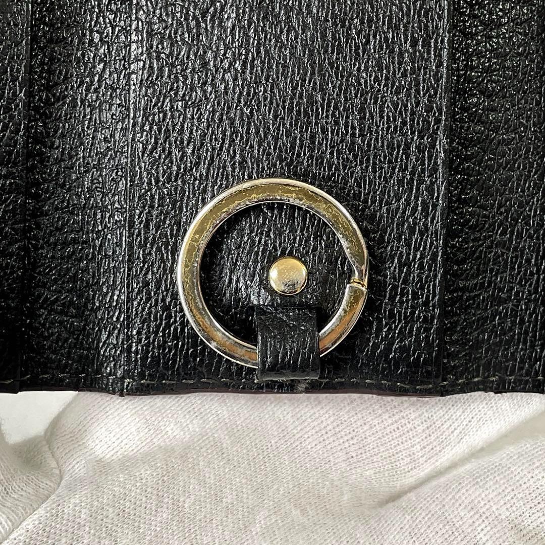 ヴィヴィアンウエストウッド　ビッグオーブ　レザー　4連キーケース　ブラック