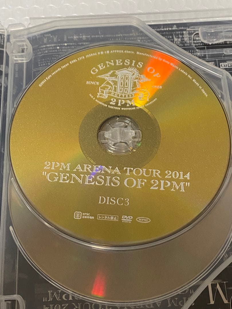GENESIS OF 2PM\ARENA TOUR 2014 初回盤DVD