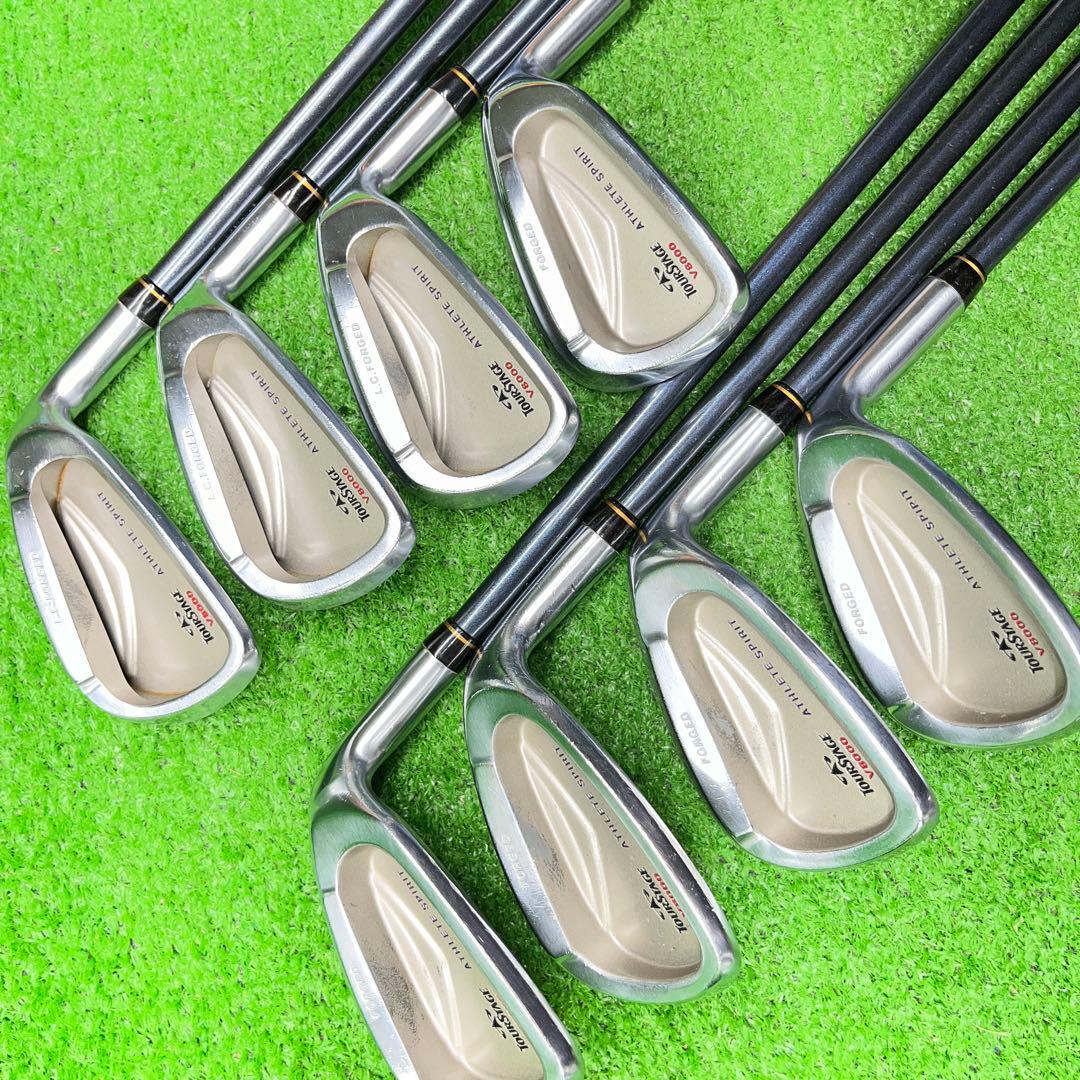 寶TIS-586 TOUR STAGE #5-9.P/S P.S アイアンセット