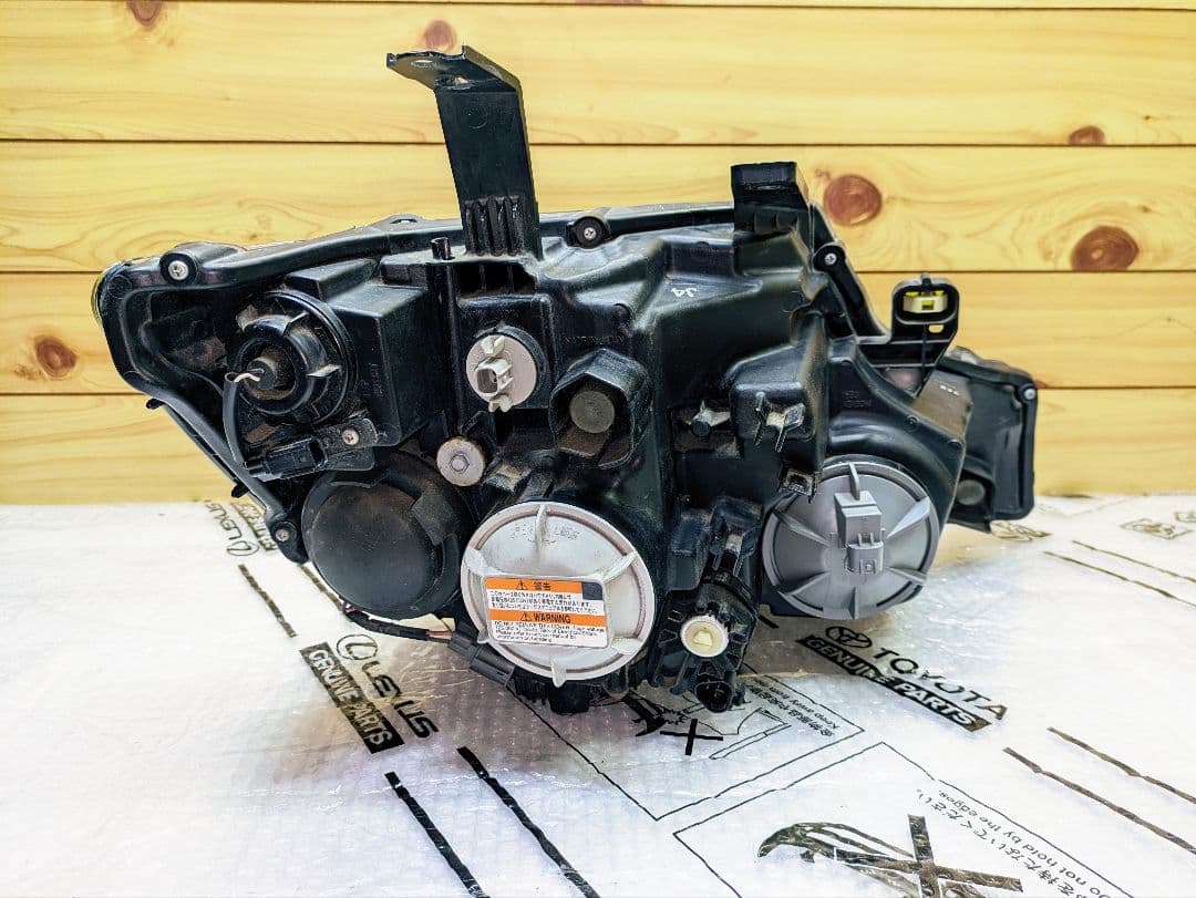 RK5 RK6 後期 ステップワゴン ヘッドライト インナーブラック 黄ばみ無し