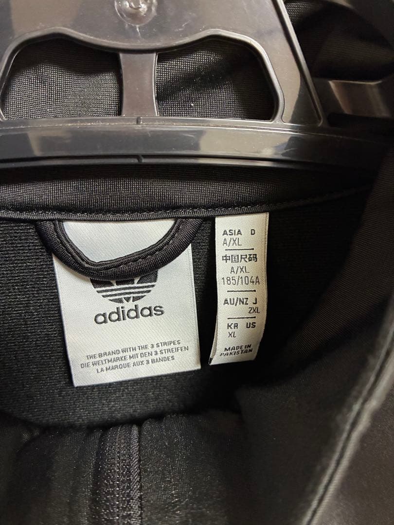 adidas アディダス　トラックジャケット ファイヤーバード　ブラック　2XL