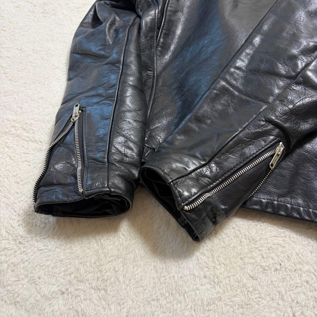 良品　SCHOTT 141 シングルライダース レザージャケット USA製　38