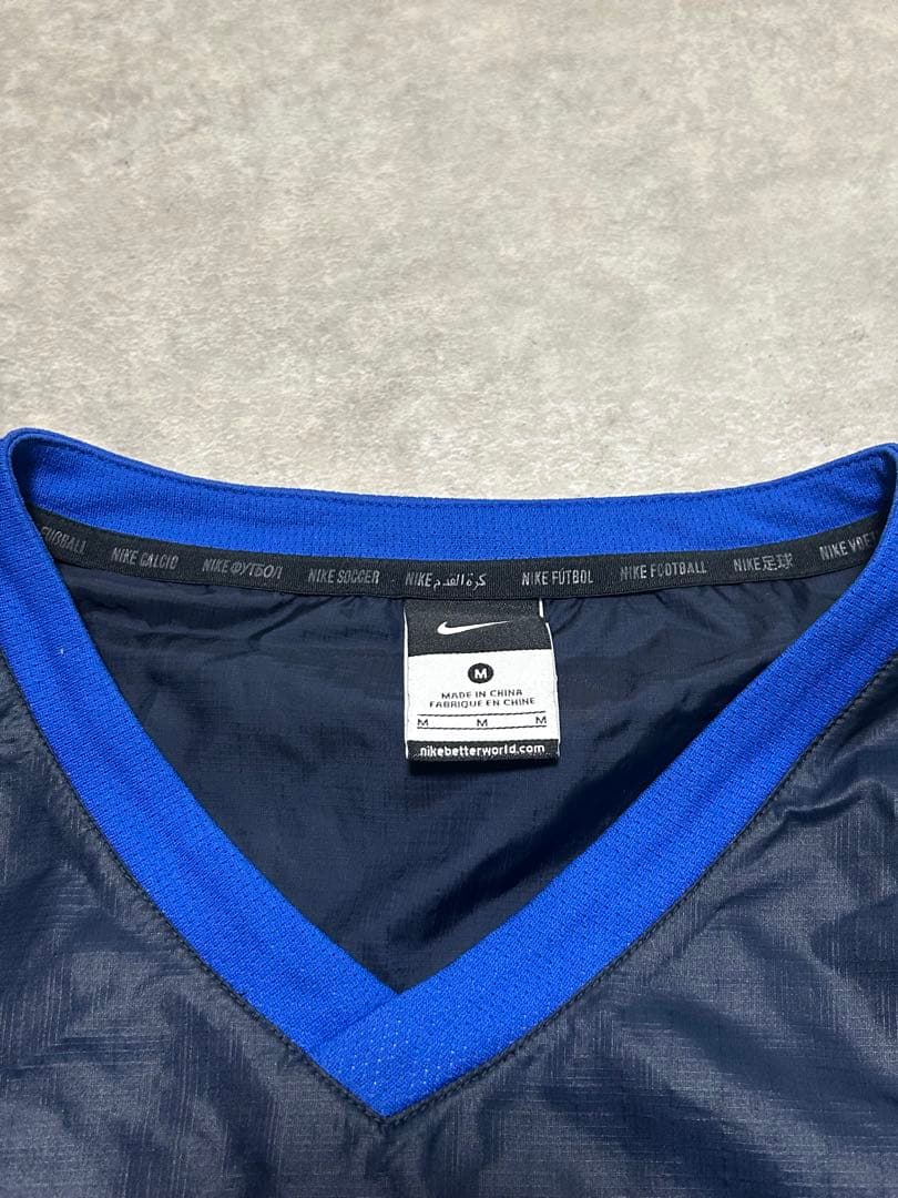 希少 00s NIKEセットアップ ピステ サッカー M ダークネイビー パンツ