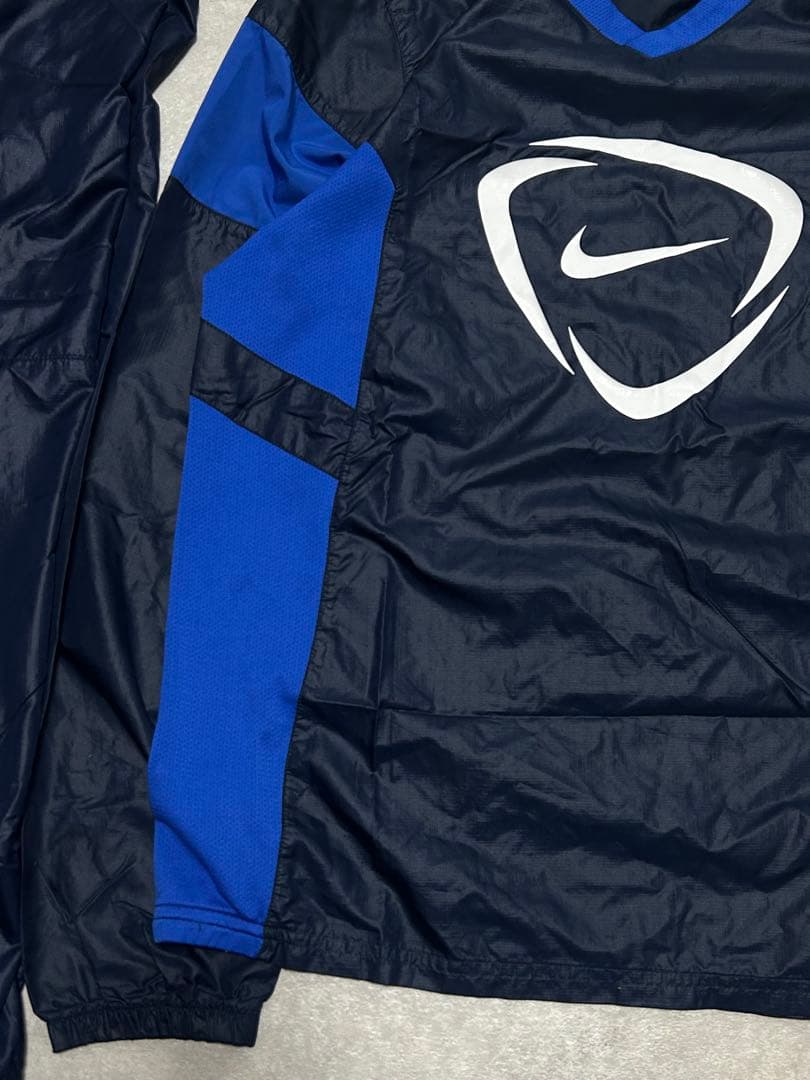 希少 00s NIKEセットアップ ピステ サッカー M ダークネイビー パンツ