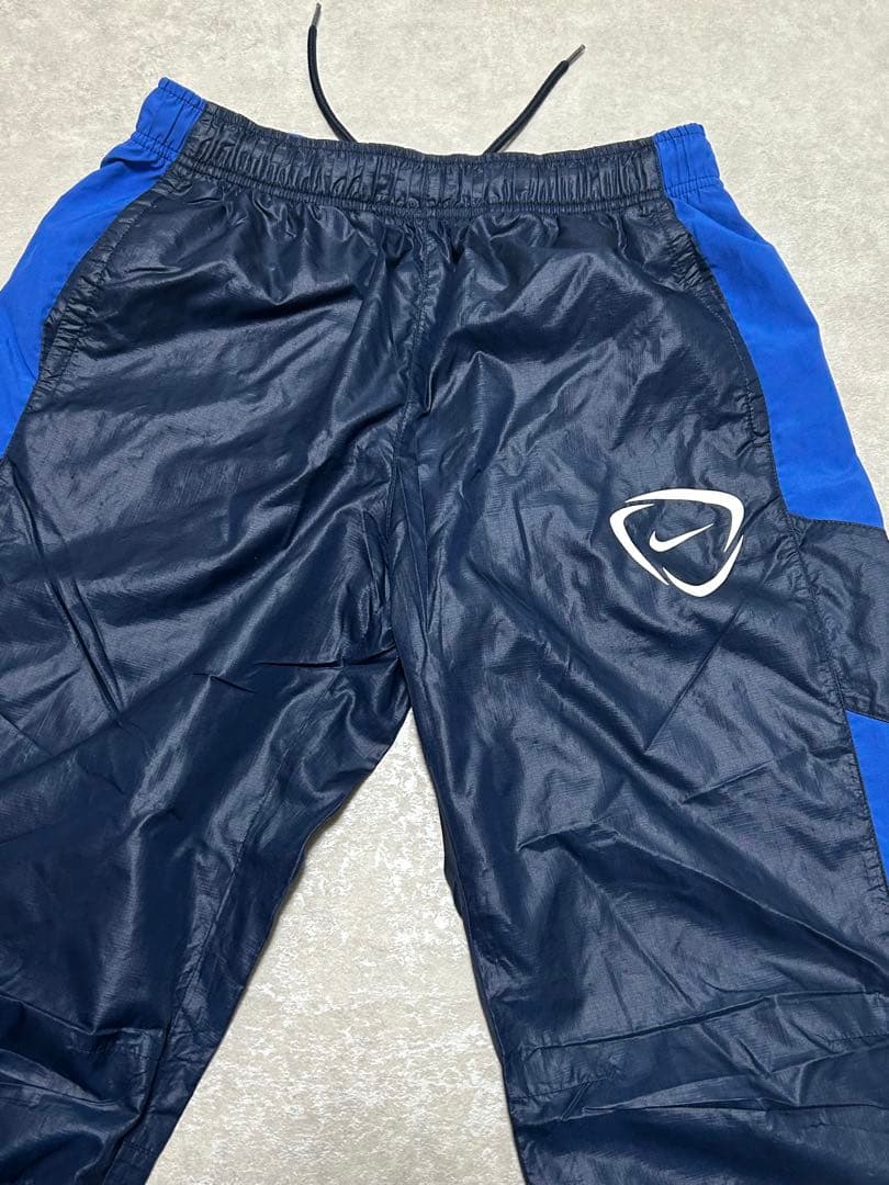 希少 00s NIKEセットアップ ピステ サッカー M ダークネイビー パンツ