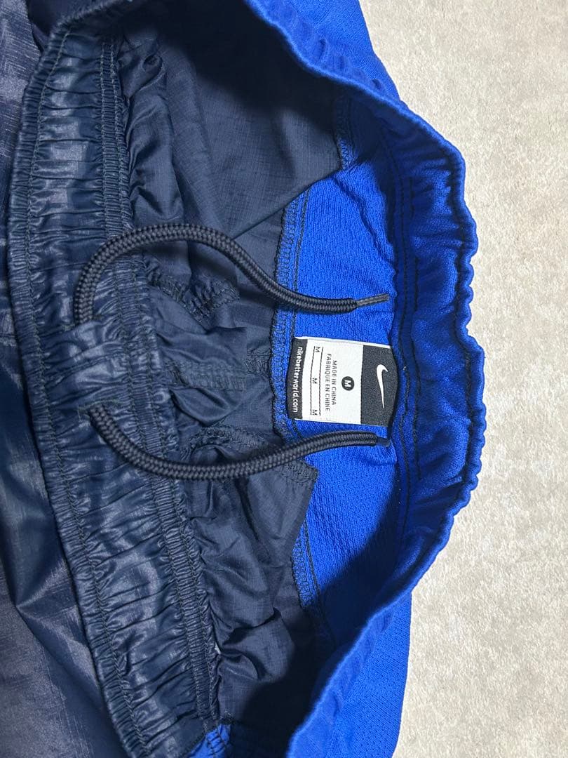 希少 00s NIKEセットアップ ピステ サッカー M ダークネイビー パンツ