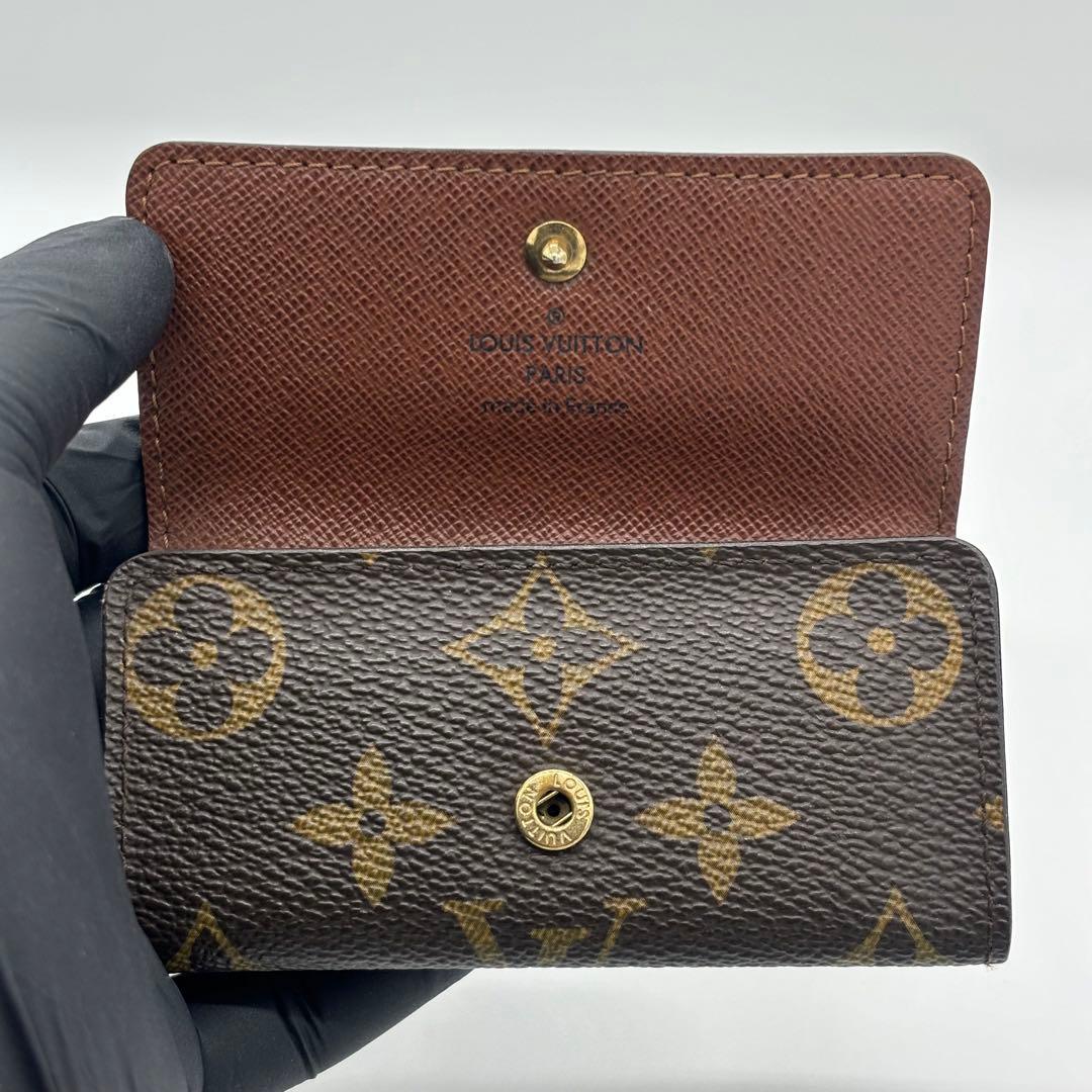 【美品】ルイヴィトン ミュルティクレ4 モノグラム キーケース