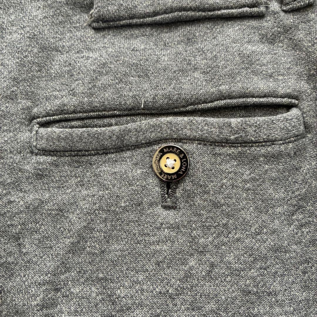 MARK&LONA ロゴプレート／ロゴプリント ゴルフウェア カーゴパンツ