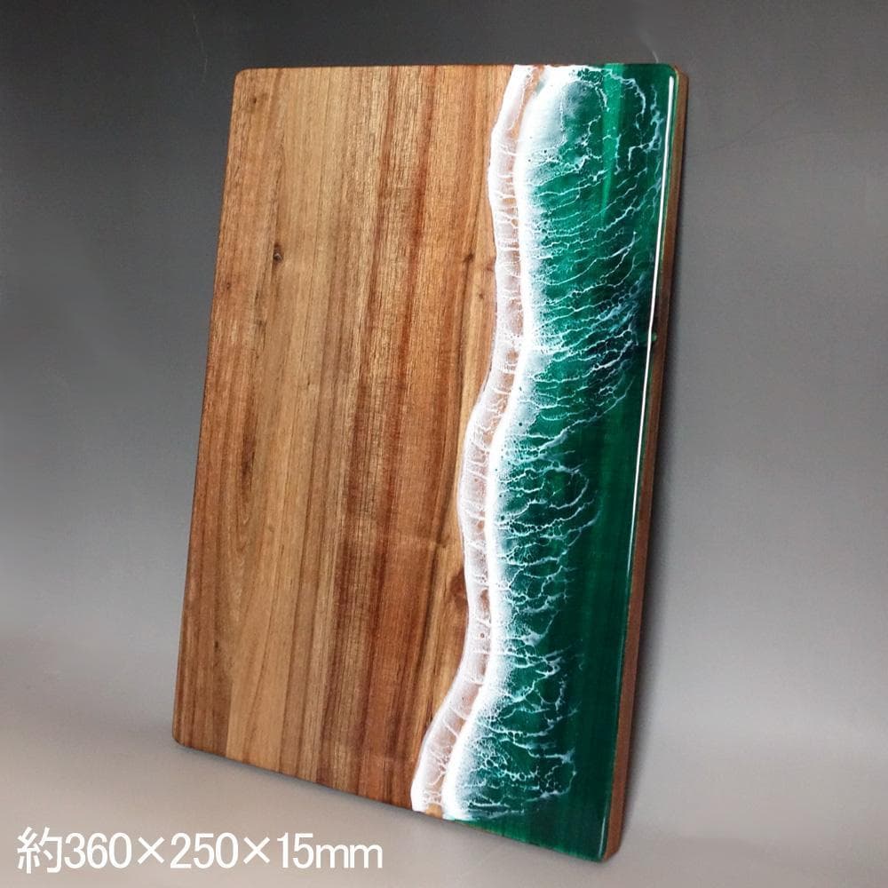 キャンプ IGT 木製 天板 ウッド 波 レジン まな板 樹脂 IGTテーブル