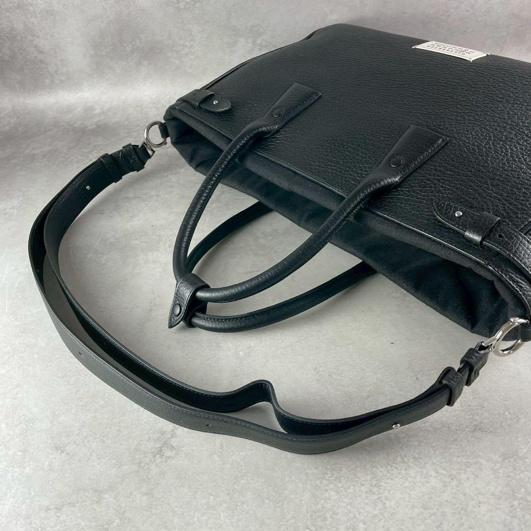 【極美品】マルジェラ ハンドバッグ 2way 5AC SB1WD0001 黒