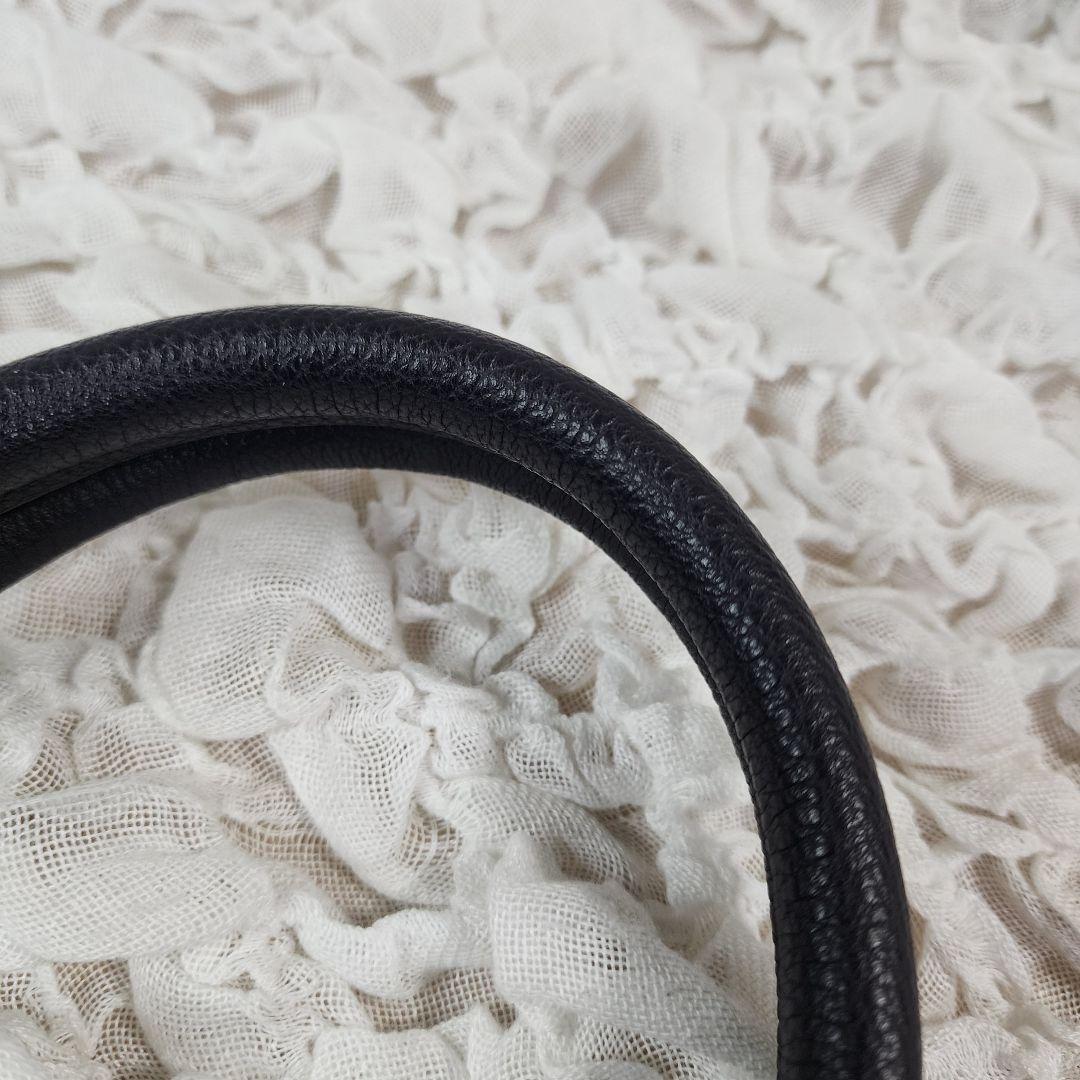 ルイ美品 イタダキ シュランケンカーフ ボニー レザー トートバッグ