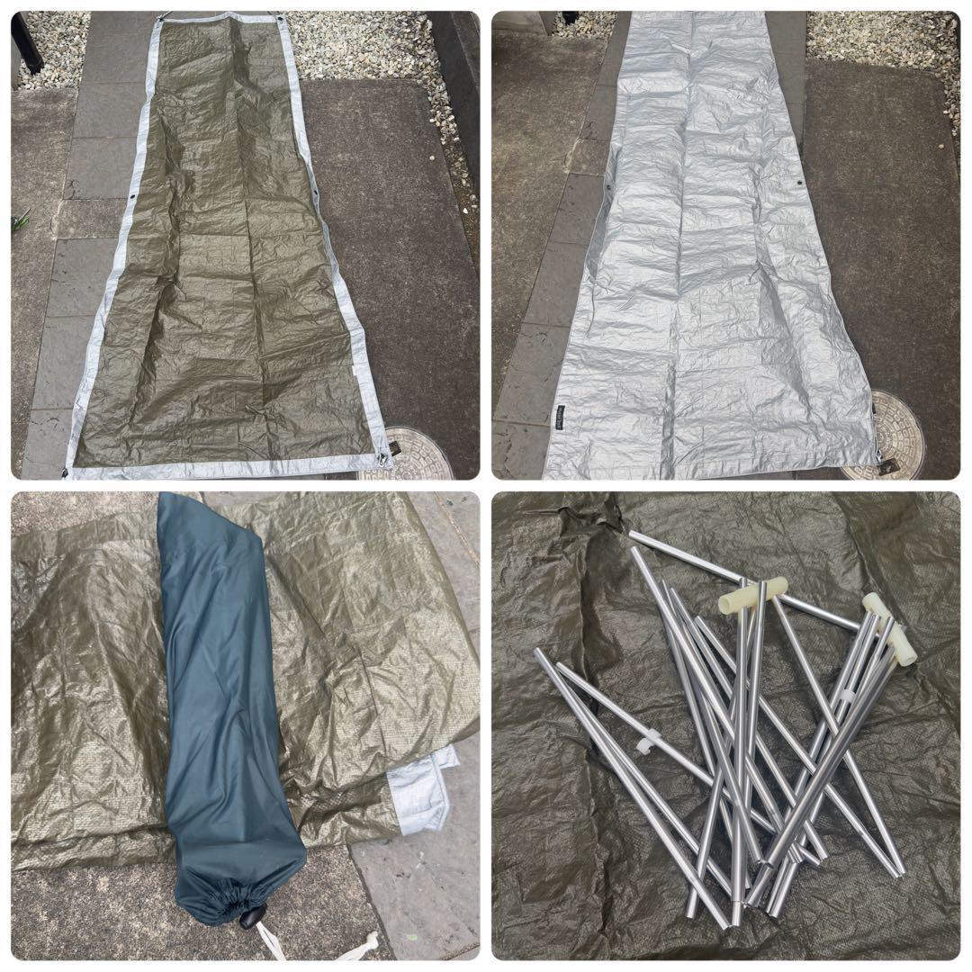 人気モンベル　ムーンライトテント 1型アイボリー　純正グランドシート付