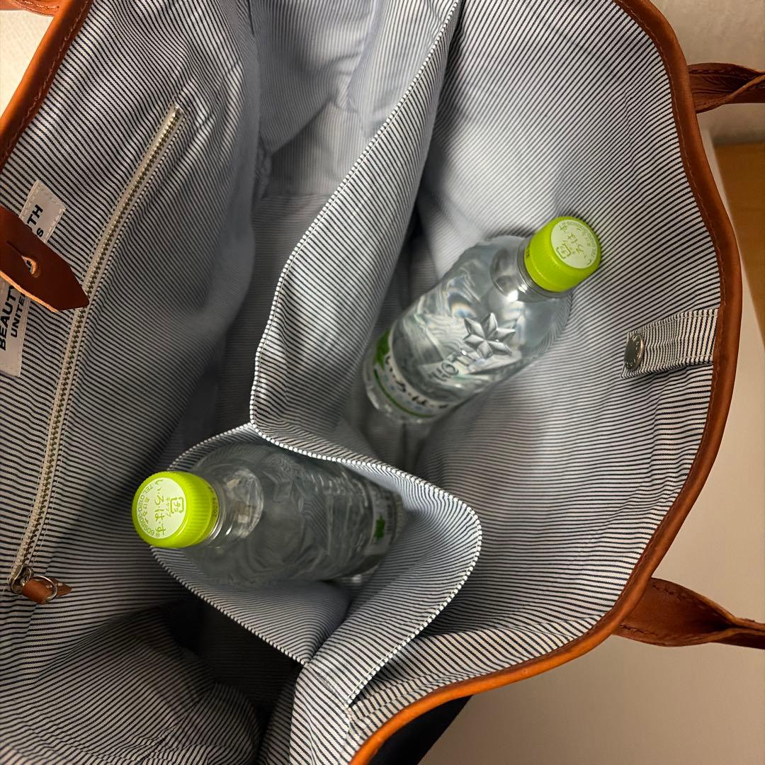 期間限定 セール 新品未使用 ビューティーアンドユース　トートバッグ　ネイビー