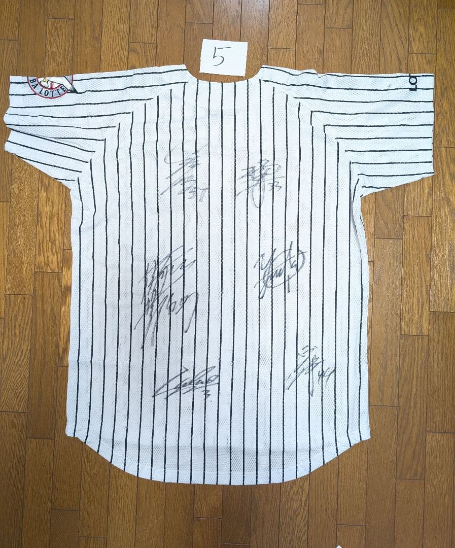 8枚　千葉ロッテマリーンズ　直筆サイン　ユニフォーム