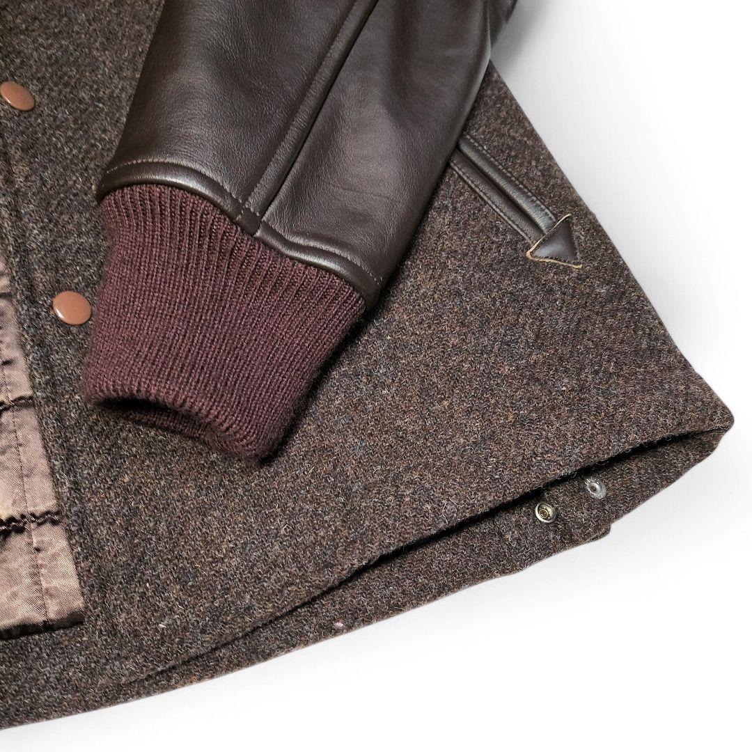 新品◆ ポールスミス × 英国ハリスツイード レザージャケット ブルゾン