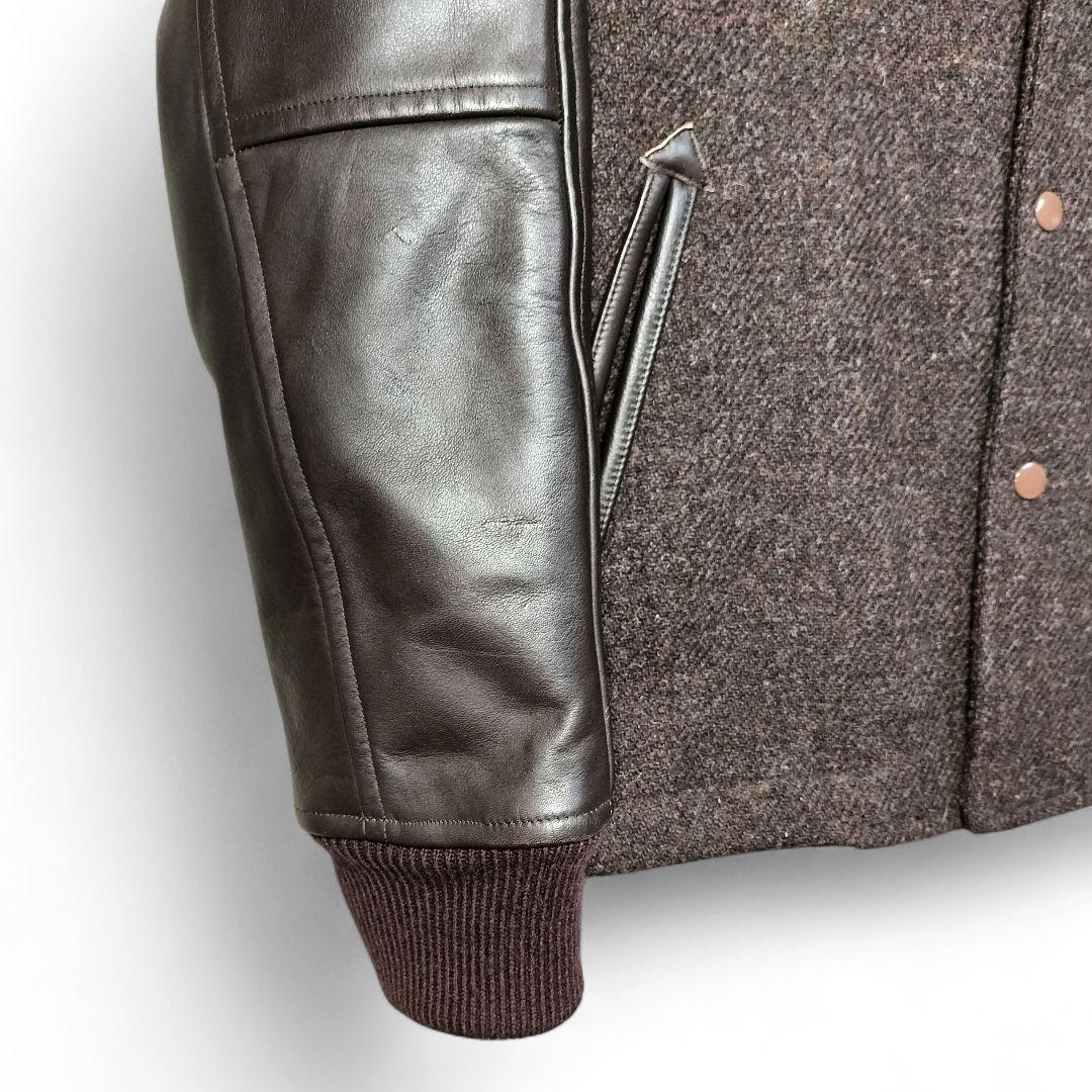 新品◆ ポールスミス × 英国ハリスツイード レザージャケット ブルゾン