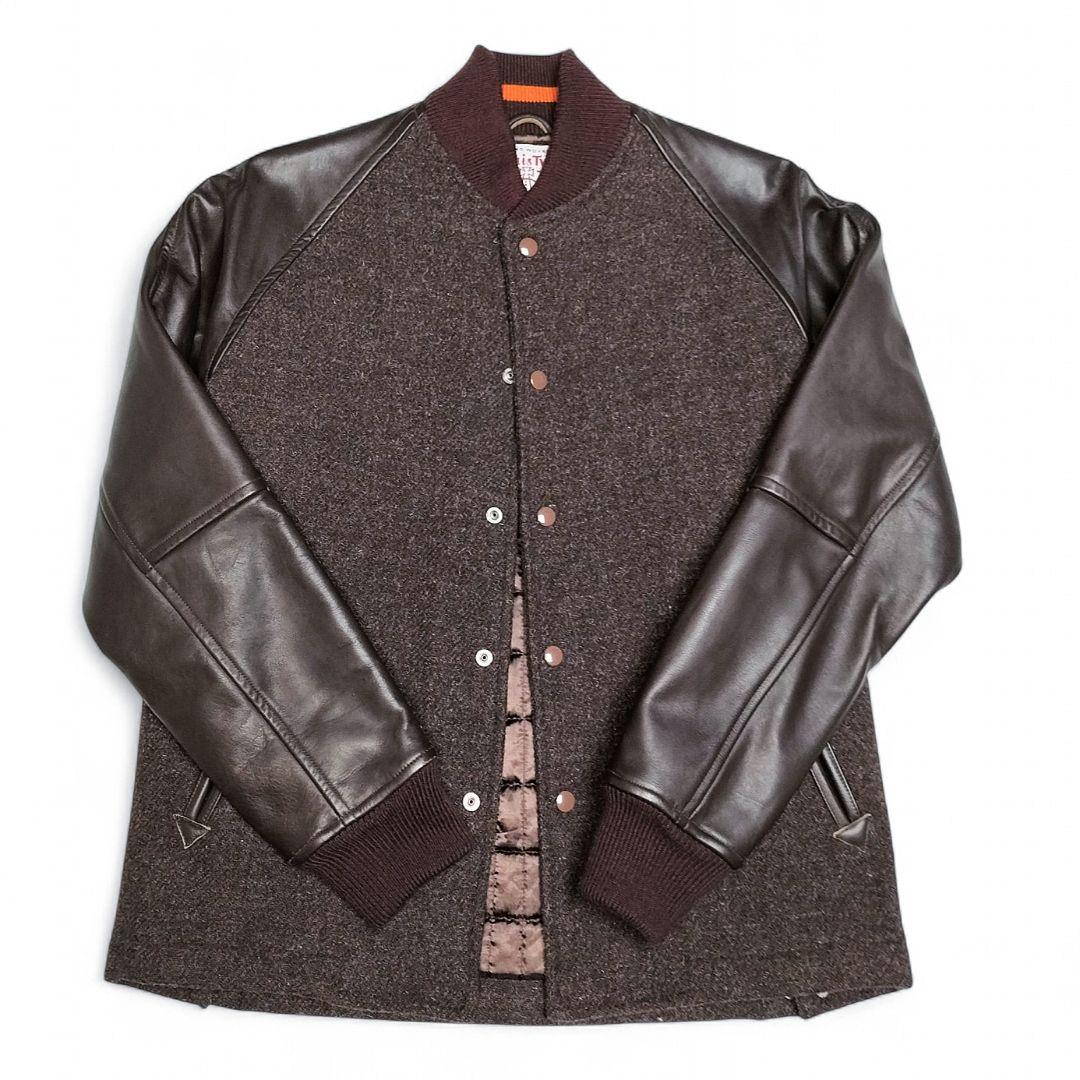 新品◆ ポールスミス × 英国ハリスツイード レザージャケット ブルゾン