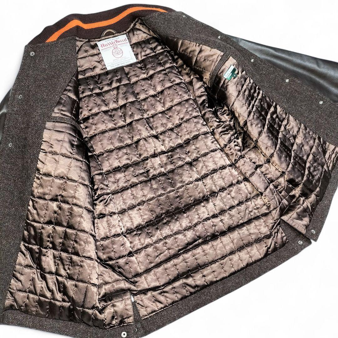 新品◆ ポールスミス × 英国ハリスツイード レザージャケット ブルゾン